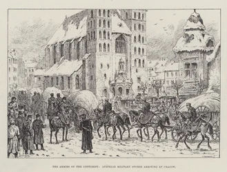 The Armies of the Continent, Austrian Military Stores arriving at Cracow
